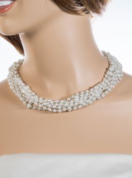 Naszyjnik Swarovski element i perełki syntetyczne NR 624 wykonana ze srebra próby 925 oraz ekskluzywnych kryształów Swarovski® crystals. Biżuteria naszyjnik Swarovski 11.jpg